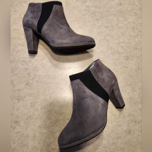 Eric Michael Suede Heeled Booties